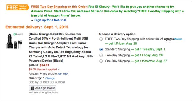Fotografía - [Alerta Trato] Cómo $ 5 Off The $ 19.99 Choetech Qualcomm QC 2.0 Certificado de 4 puertos USB Car Charger en Amazon